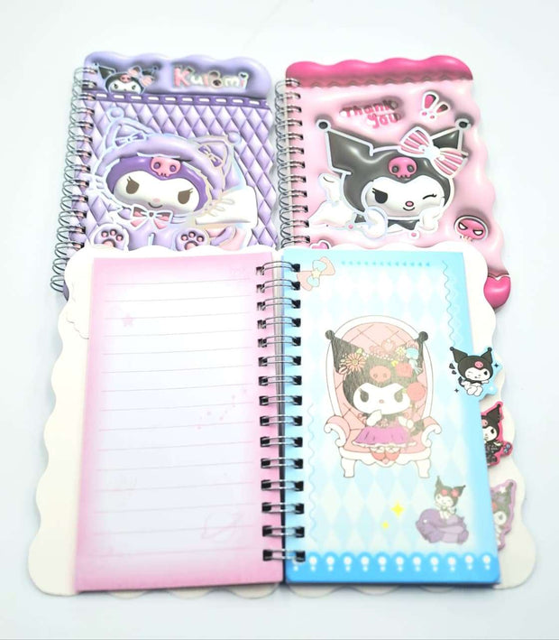Mini Kuromi Notebook  - Pocket-Sized