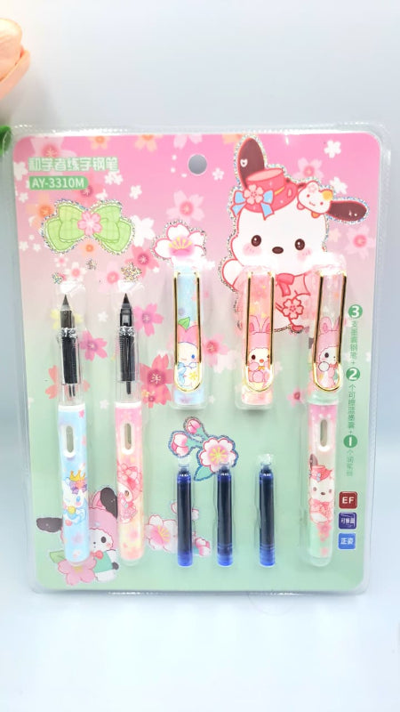 Kuromi 3-in-1 Calligraphy Pen Set