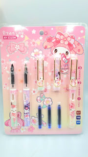 Kuromi 3-in-1 Calligraphy Pen Set