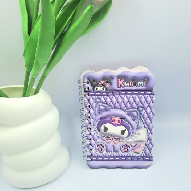 Mini Kuromi Notebook  - Pocket-Sized