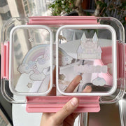 Premium Stainless Steel Lunch Box – Space-Themed & Durable