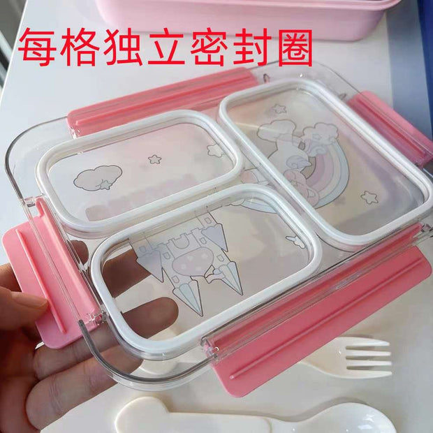 Premium Stainless Steel Lunch Box – Space-Themed & Durable