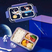Premium Stainless Steel Lunch Box – Space-Themed & Durable
