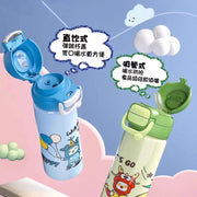 Premium 500ml Dual-Lid Stainless Steel Bottles