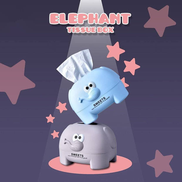 Whimsical Elephant Tissue Box Covers
