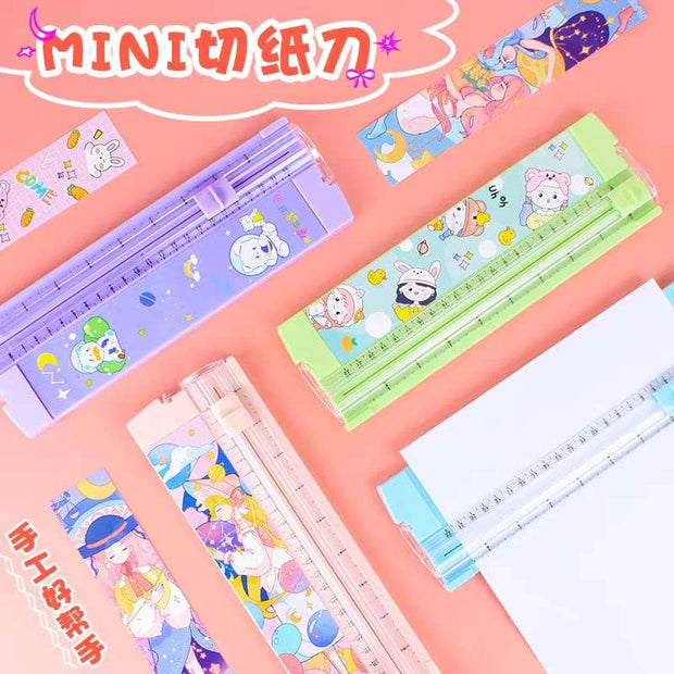 Mini A5 Sliding Paper Cutter - Dual-Blade for Smooth Cutting