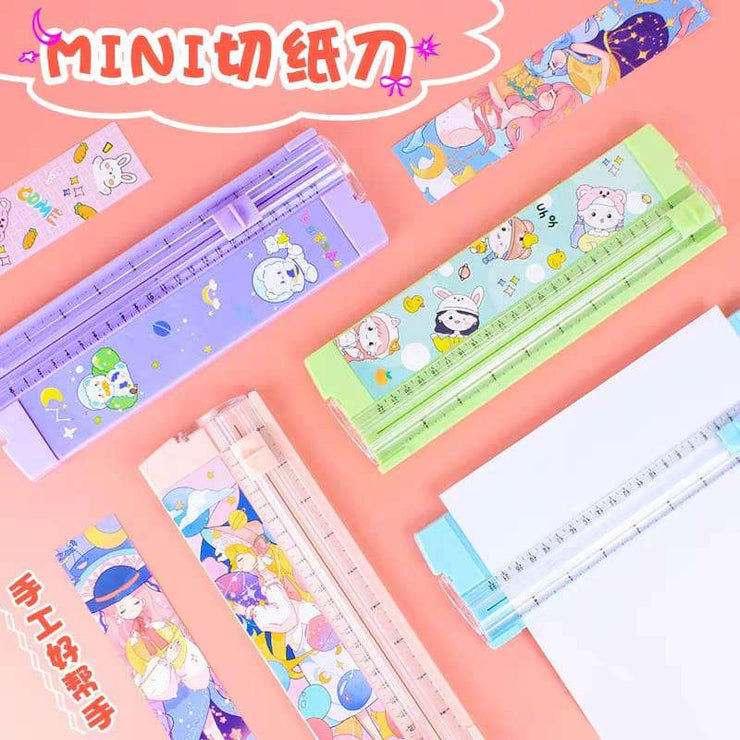 Mini A5 Sliding Paper Cutter - Dual-Blade for Smooth Cutting