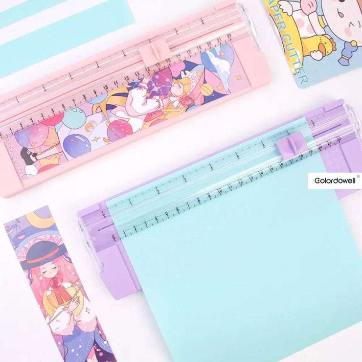 Mini A5 Sliding Paper Cutter - Dual-Blade for Smooth Cutting
