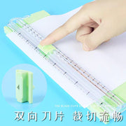 Mini A5 Sliding Paper Cutter - Dual-Blade for Smooth Cutting
