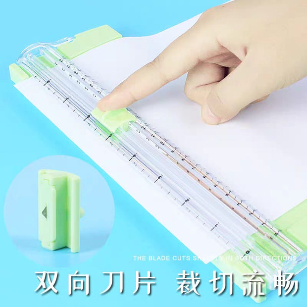 Mini A5 Sliding Paper Cutter - Dual-Blade for Smooth Cutting