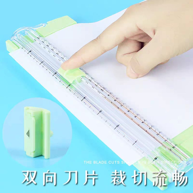Mini A5 Sliding Paper Cutter - Dual-Blade for Smooth Cutting