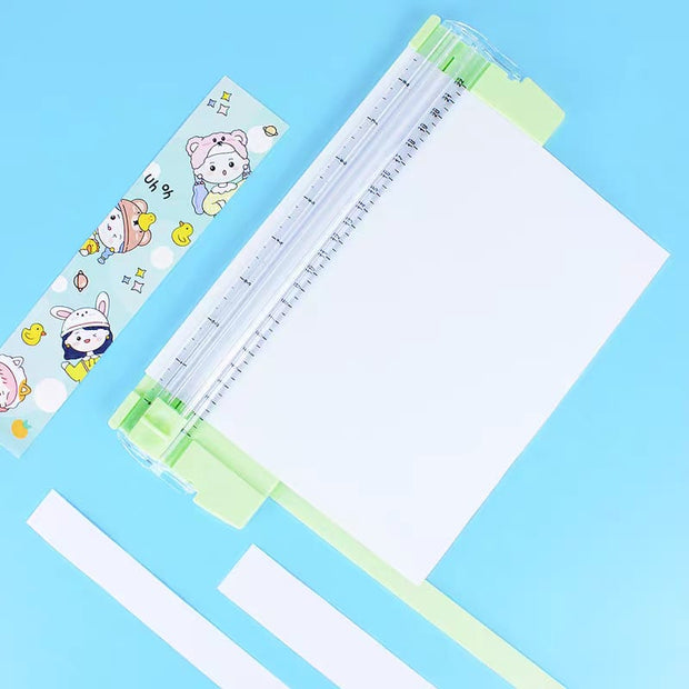 Mini A5 Sliding Paper Cutter - Dual-Blade for Smooth Cutting