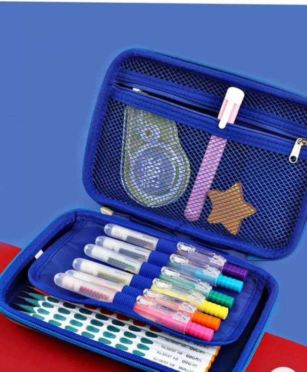 Marvel 3D Multi-Layer Pencil Case - Spider-Man & Captain America