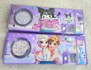 Kuromi & Frozen Multifunctional Geometry Set - Stylish Case 