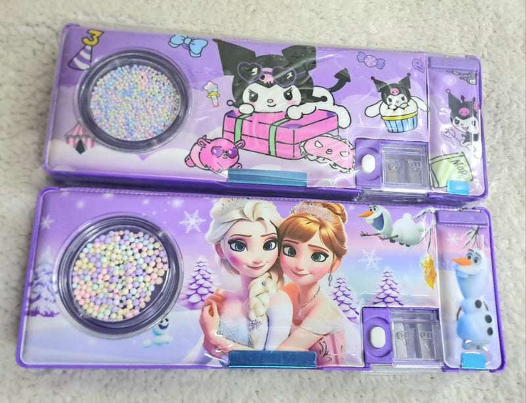 Kuromi & Frozen Multifunctional Geometry Set - Stylish Case 