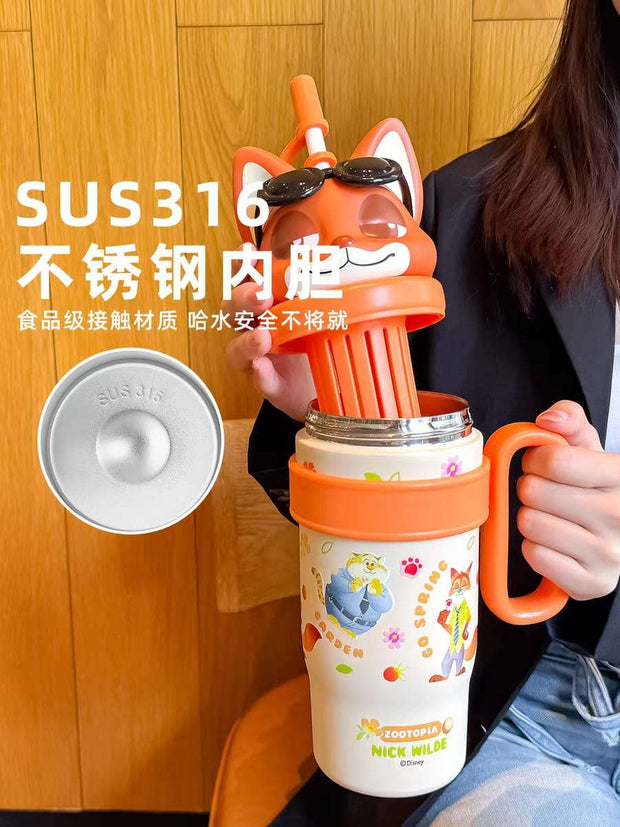 Disney Zootopia 316 Steel Tumbler with Built-in Tea Strainer 