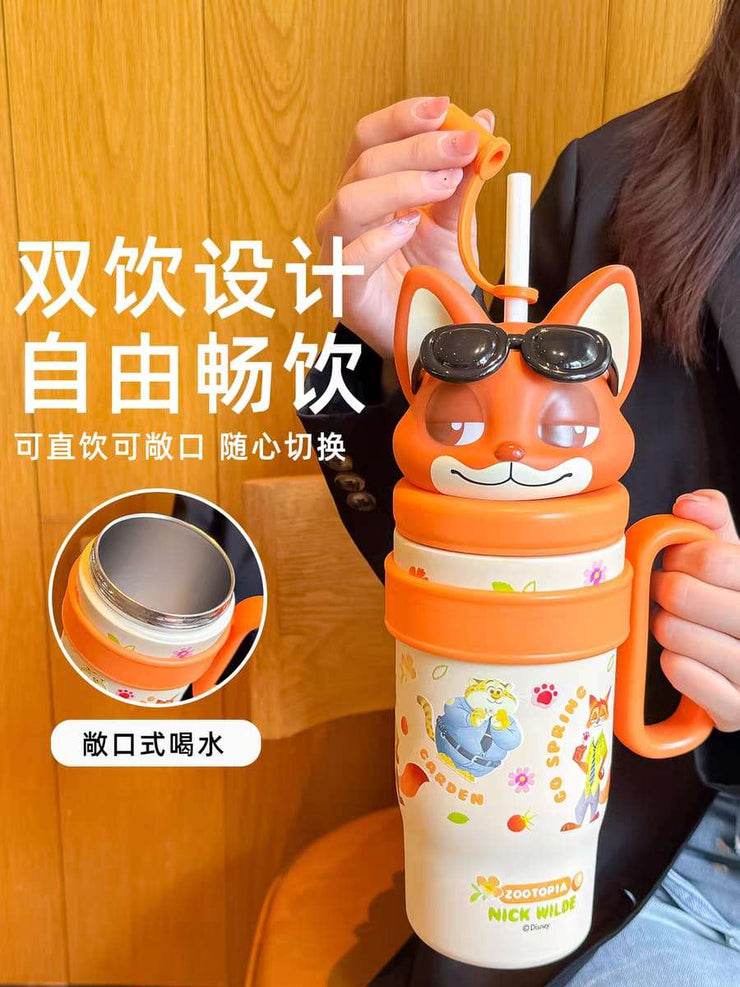 Disney Zootopia 316 Steel Tumbler with Built-in Tea Strainer 