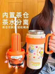 Disney Zootopia 316 Steel Tumbler with Built-in Tea Strainer 