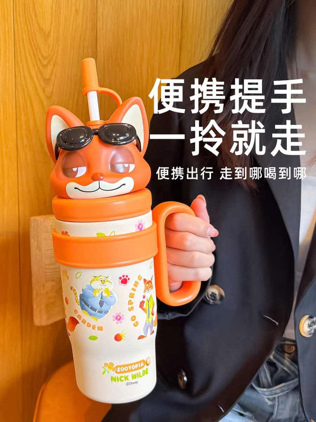 Disney Zootopia 316 Steel Tumbler with Built-in Tea Strainer 