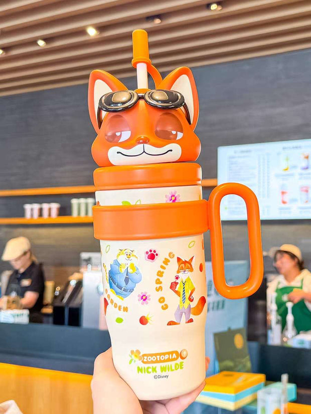 Disney Zootopia 316 Steel Tumbler with Built-in Tea Strainer 
