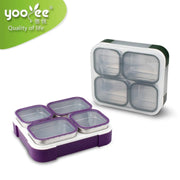 4-Bowl Premium Stainless Steel Lunch Box
