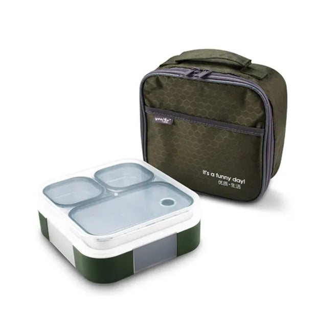 3-Bowl Premium Stainless Steel Lunch Box
