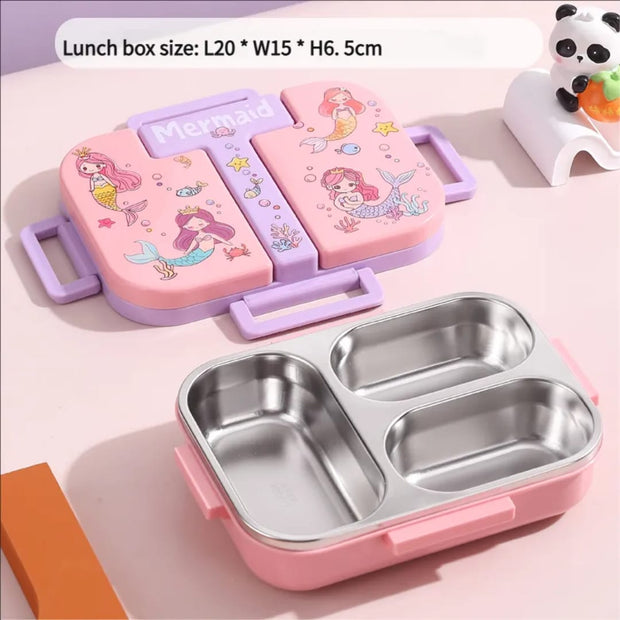 Character Themed Lunch Boxes - Space, Mermaid & STOP