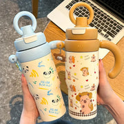 "Keep Happy" 800ml Tumbler with Dual Lid
