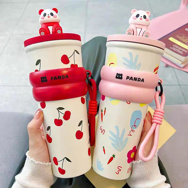 Panda 700ml Stainless Steel Tumbler
