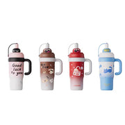 "Good Luck To You" Tumbler - Dual-Drink Lid & 360° Leak-Proof Seal - 780 ML