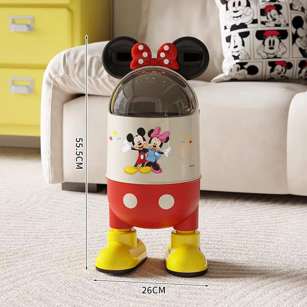 [Apna Bazaar] Disney Minnie Trash Can - Premium Home & Kitchen Wastebasket Gift