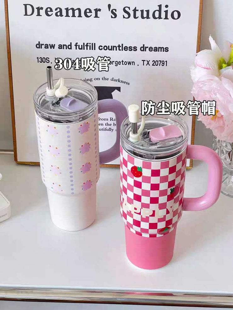 [Apna Bazaar] 900ml Insulated Tumbler - Leak-Proof