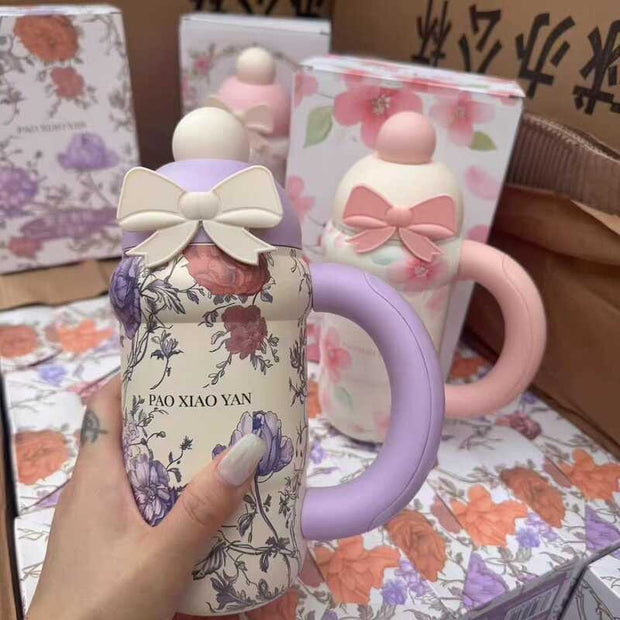 550ml Stainless Steel Tumbler - Dual Drinking Lids