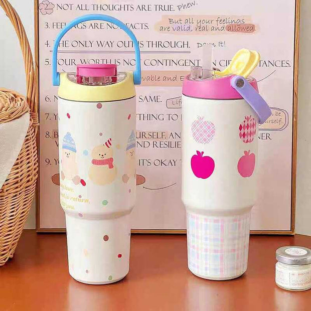 900ml 316 Stainless Steel Tumbler - Inspirational Quote Design