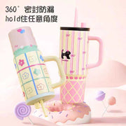 710ml SUS316 Stainless Steel Tumbler - 360° Leakproof, Large Capacity | For Hot & Cold Beverages