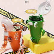 Aircraft Plane Straw Plastic Water Bottle