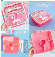 Leak-Proof Plastic Bento Lunch Box