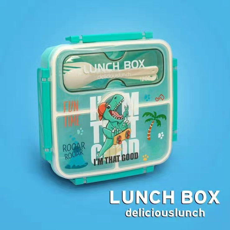 Leak-Proof Plastic Bento Lunch Box