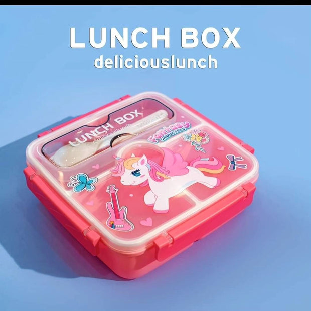 Leak-Proof Plastic Bento Lunch Box