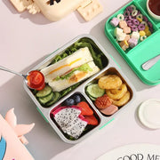 Stainless Steel Leak-Proof Lunch Box with Sauce Bowl