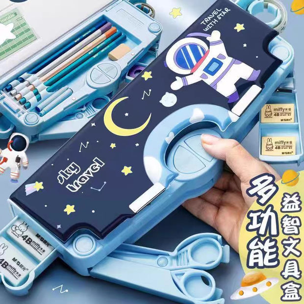 Kawaii Multifunctional Pencil Cases Stationary Box