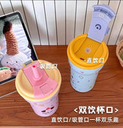 Lucky Cup Dual-Drink Tumbler - 600ml with Removable Tea Infuser