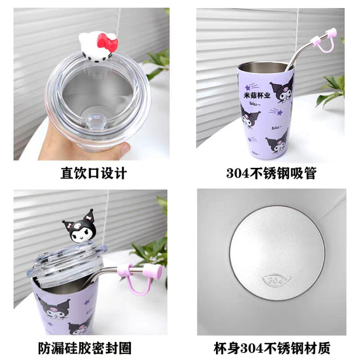 Sanrio 3D Character Tumblers - My Melody & Kuromi 