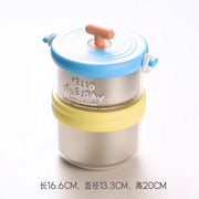 Double-Decker Stainless Steel Lunch Box