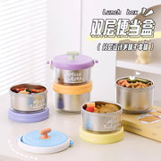 Double-Decker Stainless Steel Lunch Box