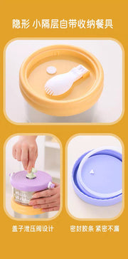 Double-Decker Stainless Steel Lunch Box