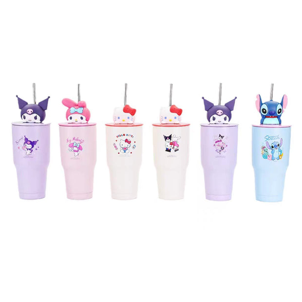 Sanrio Character Stainless Steel Tumblers - Hello Kitty, Kuromi & Cinnamoroll Collection