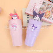 Sanrio Character Stainless Steel Tumblers - Hello Kitty, Kuromi & Cinnamoroll Collection