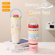 Dreamer Studio 900ml 316 Stainless Steel Tumbler - Inspirational Quote Design | 8hr+ Heat Retention & Leakproof