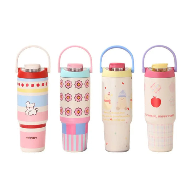 Dreamer Studio 900ml 316 Stainless Steel Tumbler - Inspirational Quote Design | 8hr+ Heat Retention & Leakproof